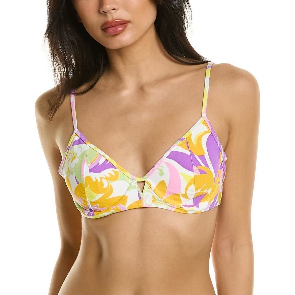 BCBGeneration Women's Standard Underwire Bikini Swimsuit Top, Multi, X-Small